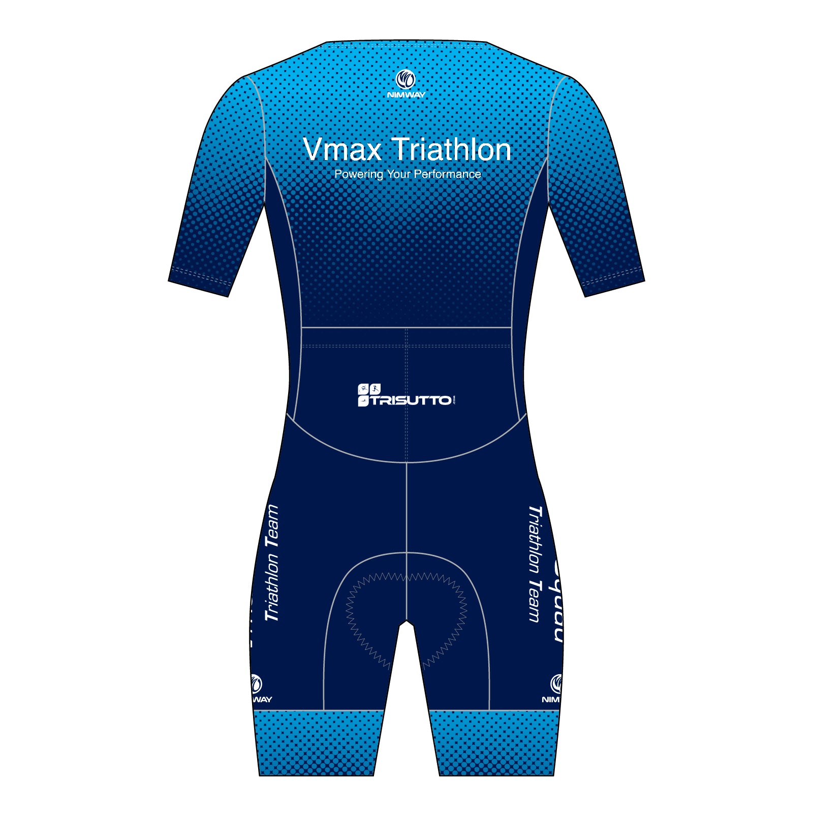 Vmax Women Full Zip Sleeved Tri Suit