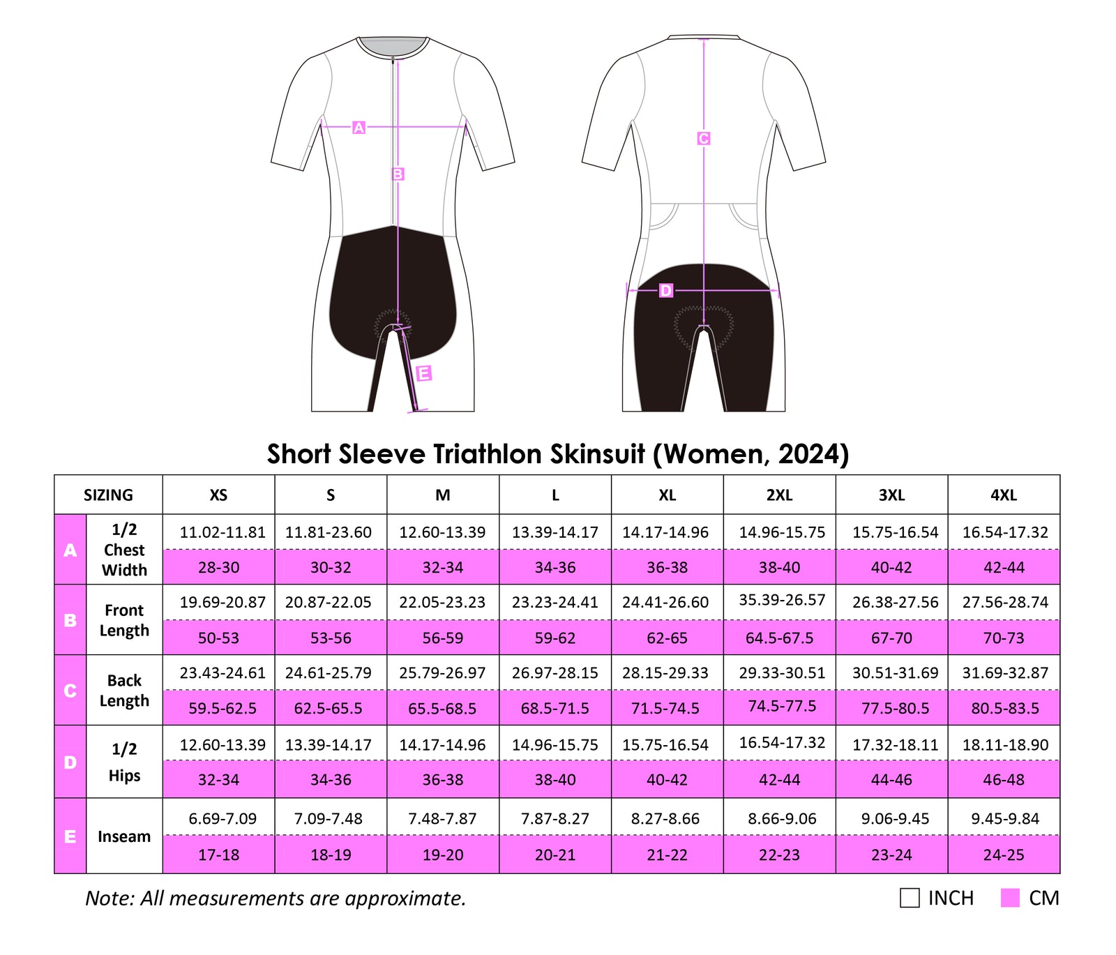 Vmax Women Full Zip Sleeved Tri Suit