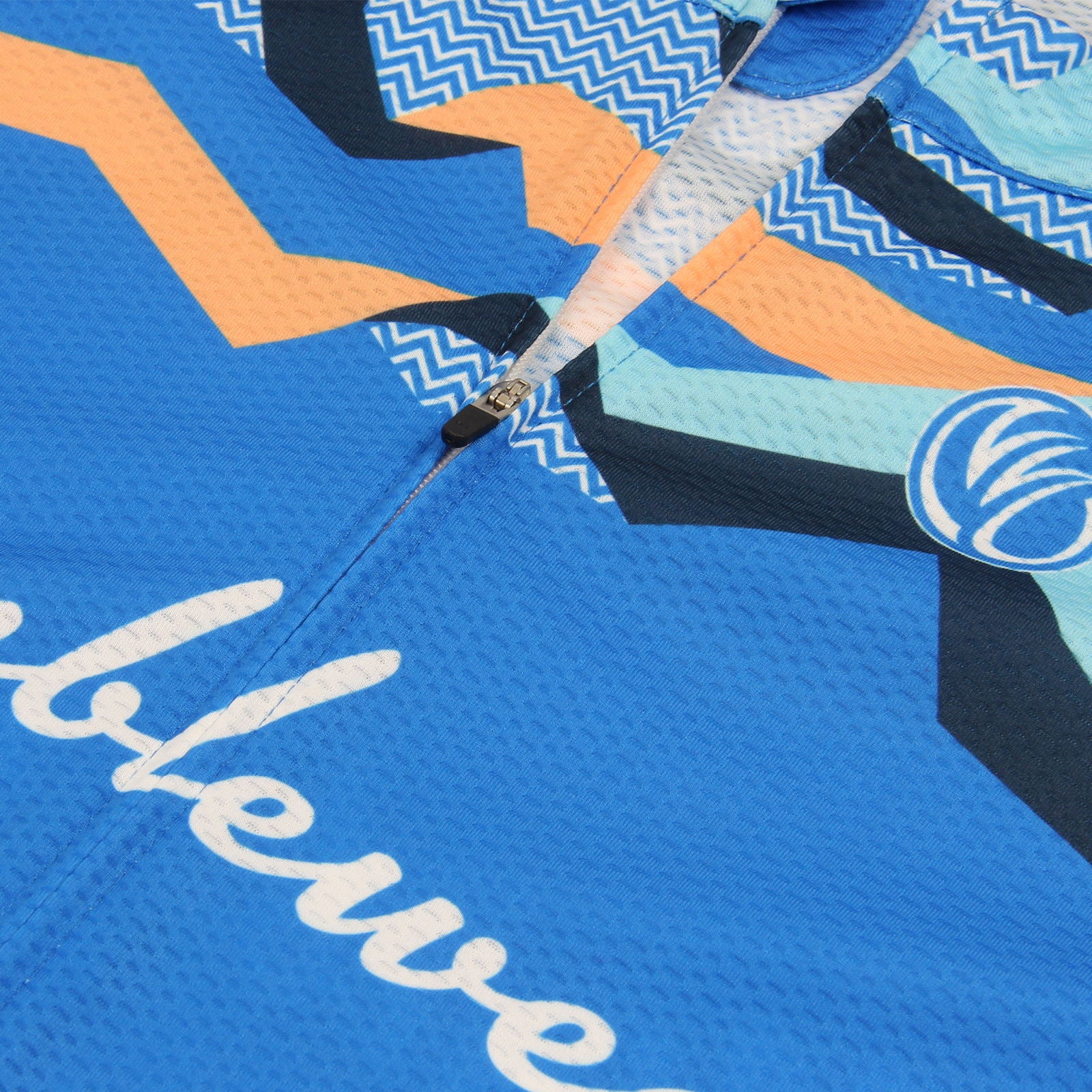 Wavy Short Sleeve Cycling Jersey, MEN