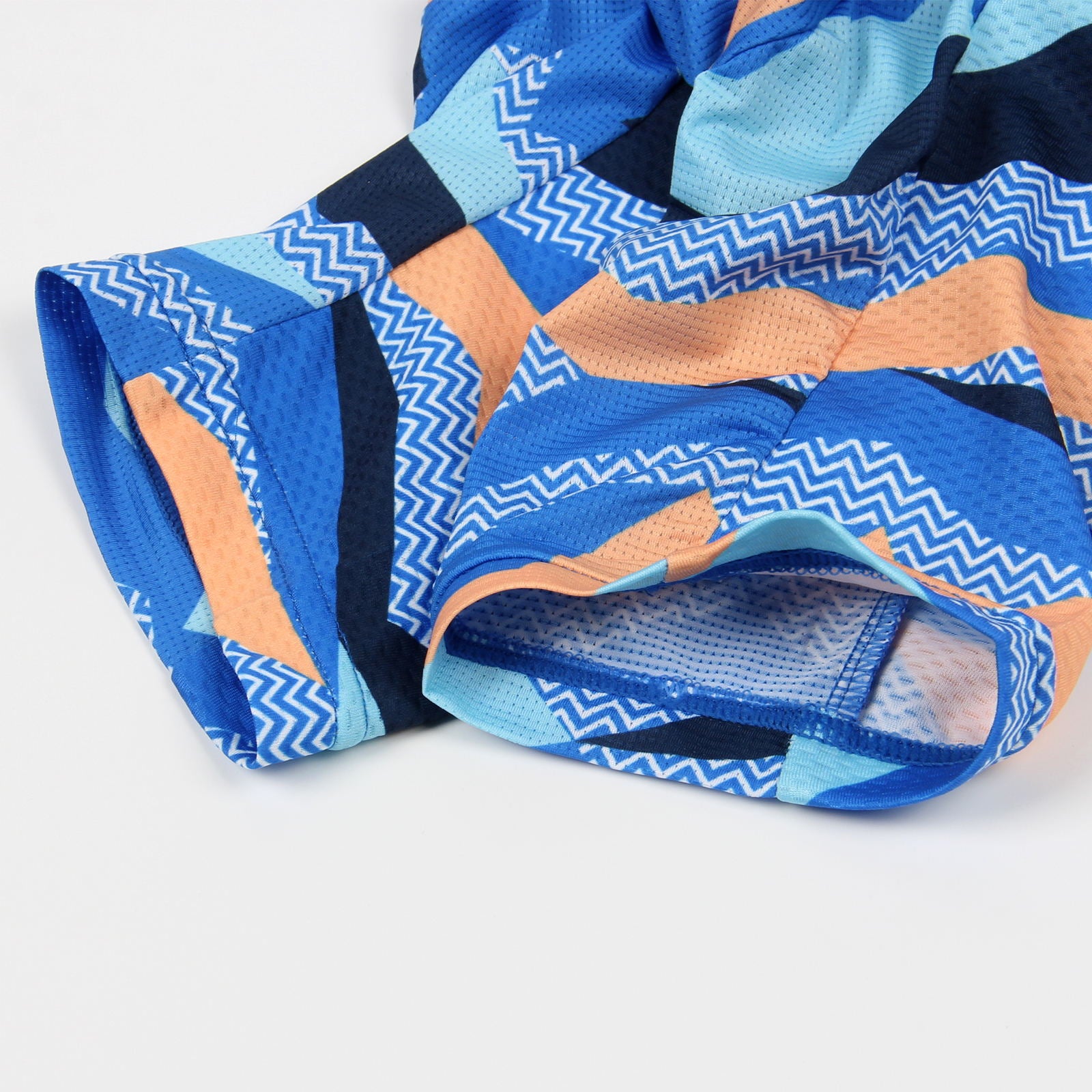 Wavy Short Sleeve Cycling Jersey, MEN