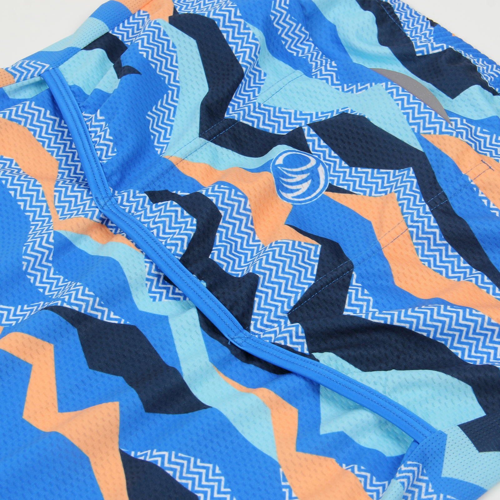 Wavy Short Sleeve Cycling Jersey, MEN