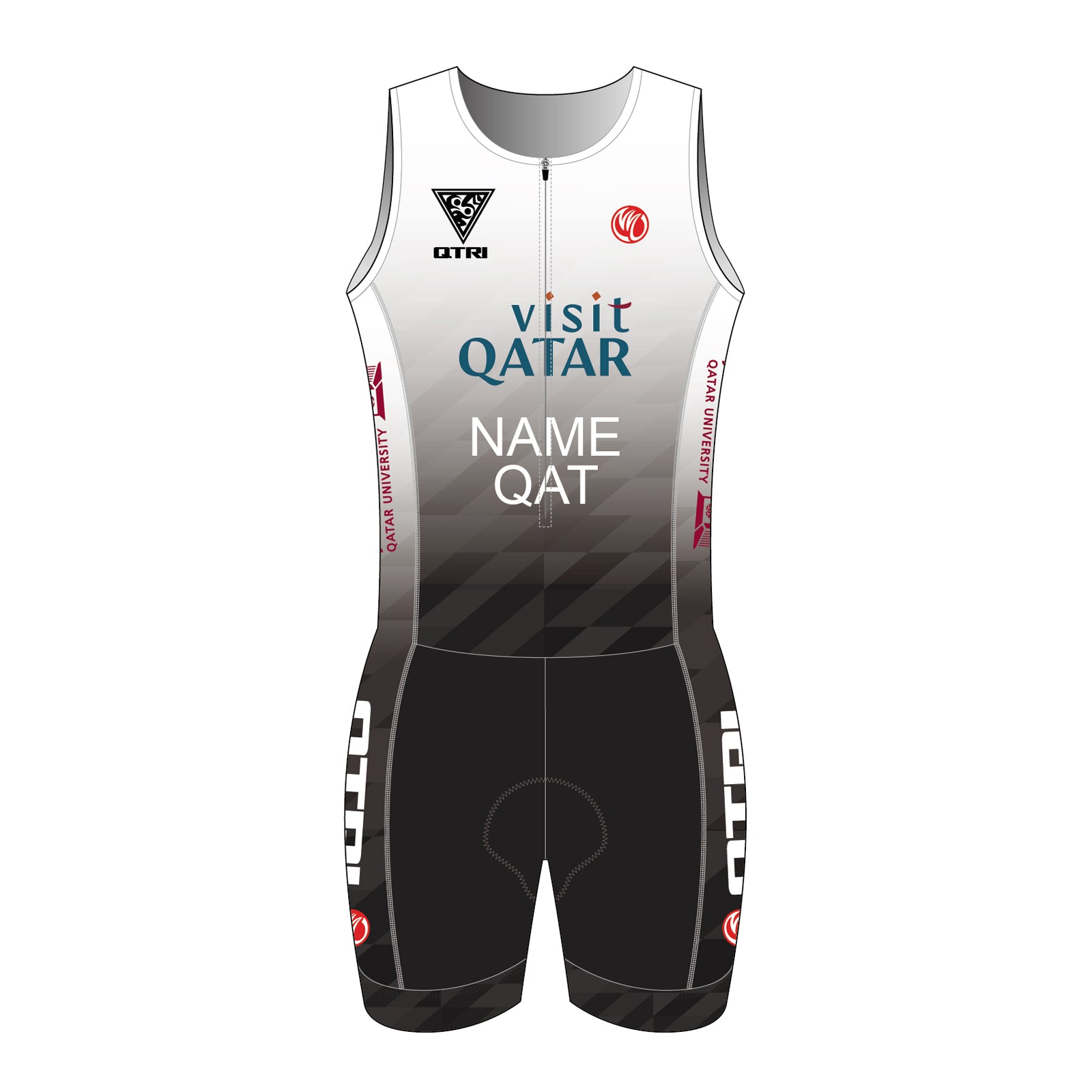 QTRI Men Sleeveless Tri Suit