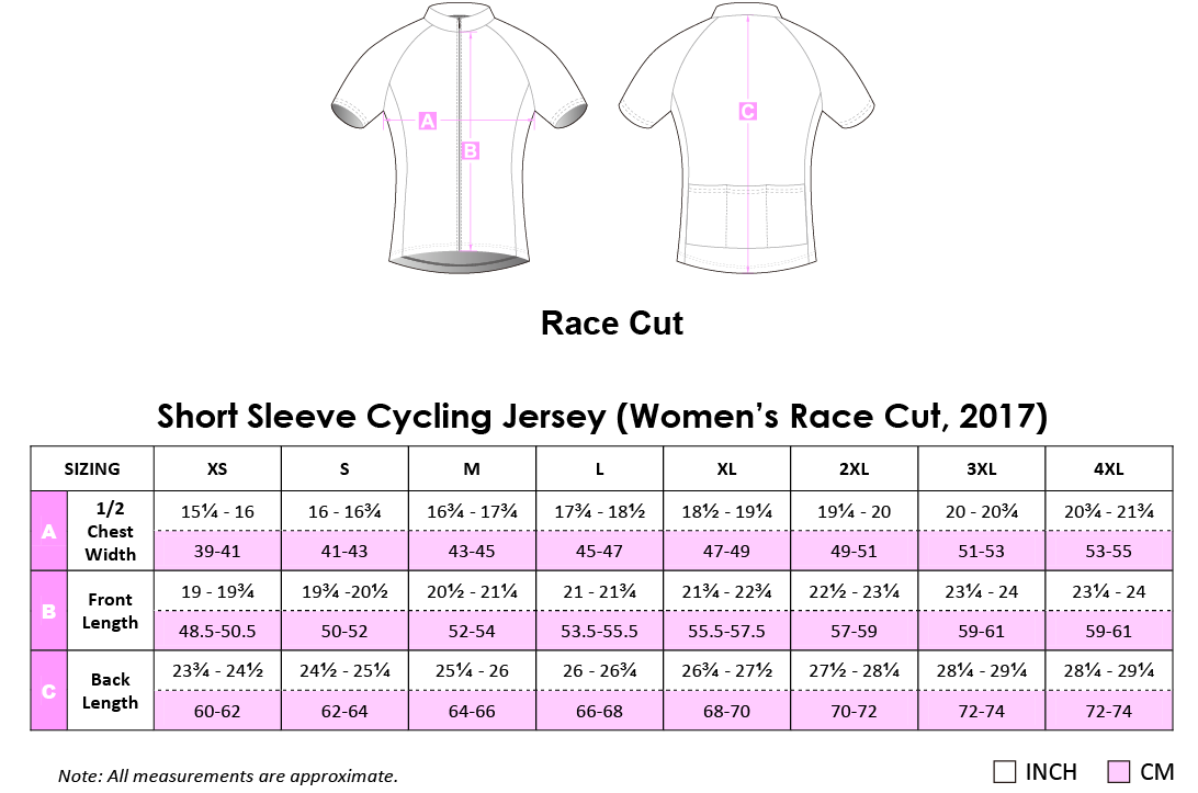 Vmax Women SS Cycling Jersey, Race Cut