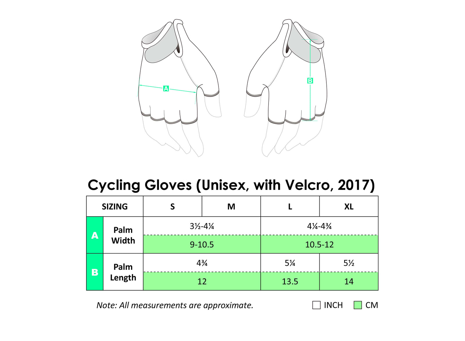 Vmax Cycling Gloves, UNISEX