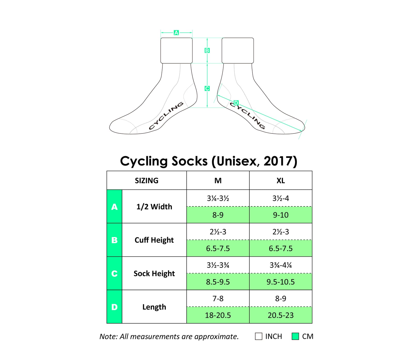 Vmax Cycling Socks, UNISEX