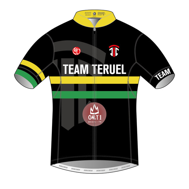 Juliano Teruel PRO Short Sleeve Cycling Jersey Black