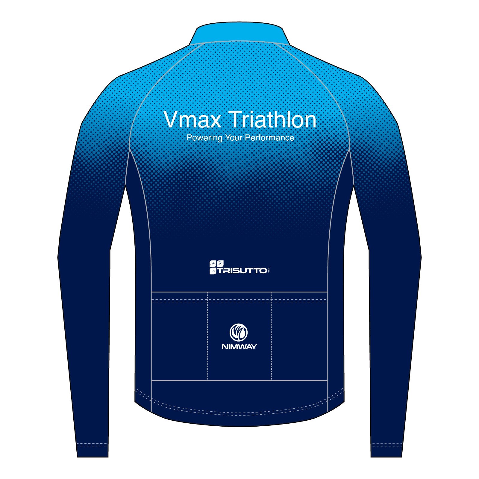 Vmax Men LS Cycling Jersey, Race Cut