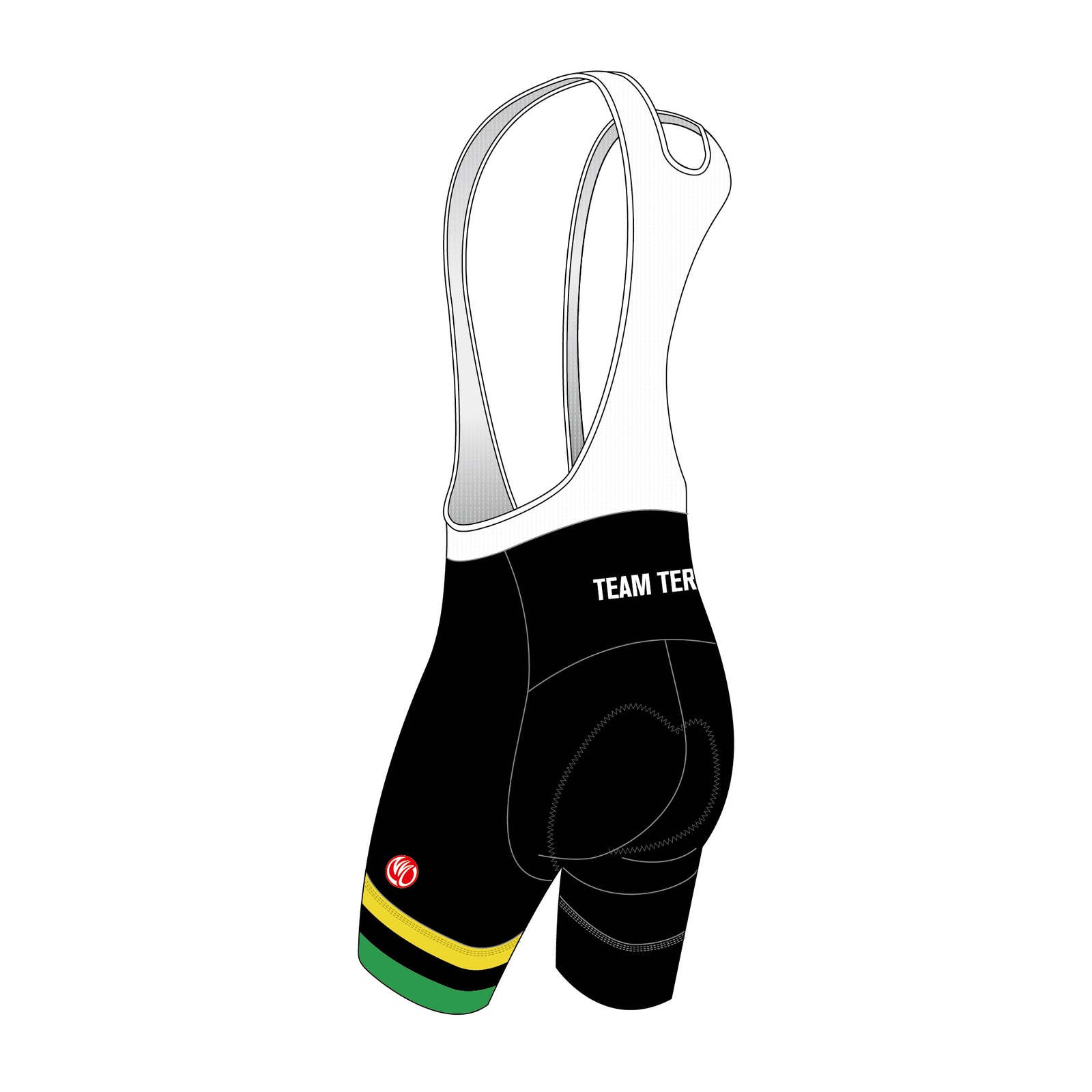 Juliano Teruel PRO Cycling Bib Shorts Black