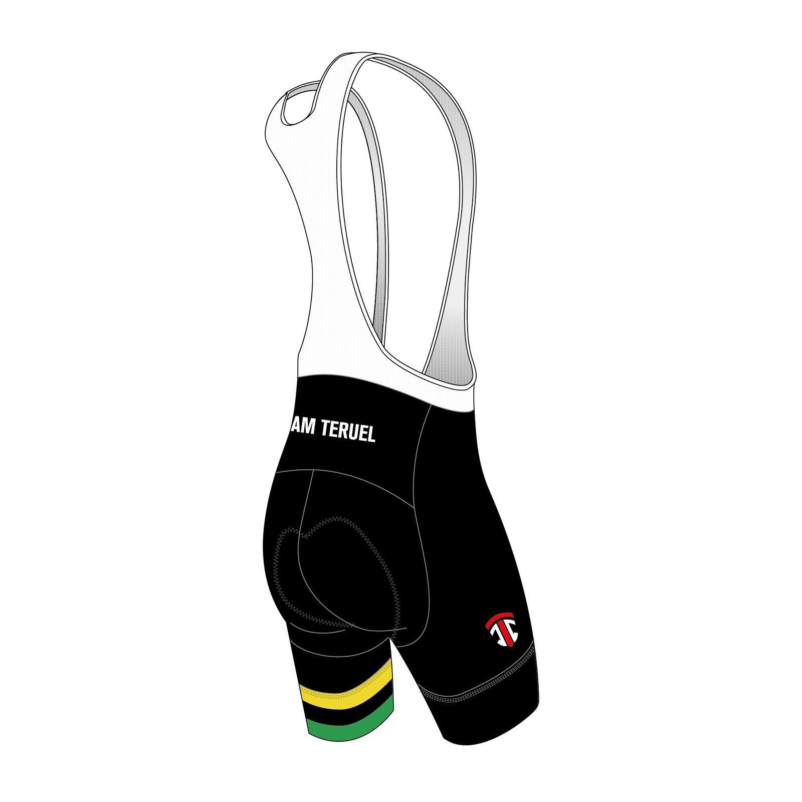 Juliano Teruel PRO Cycling Bib Shorts Black