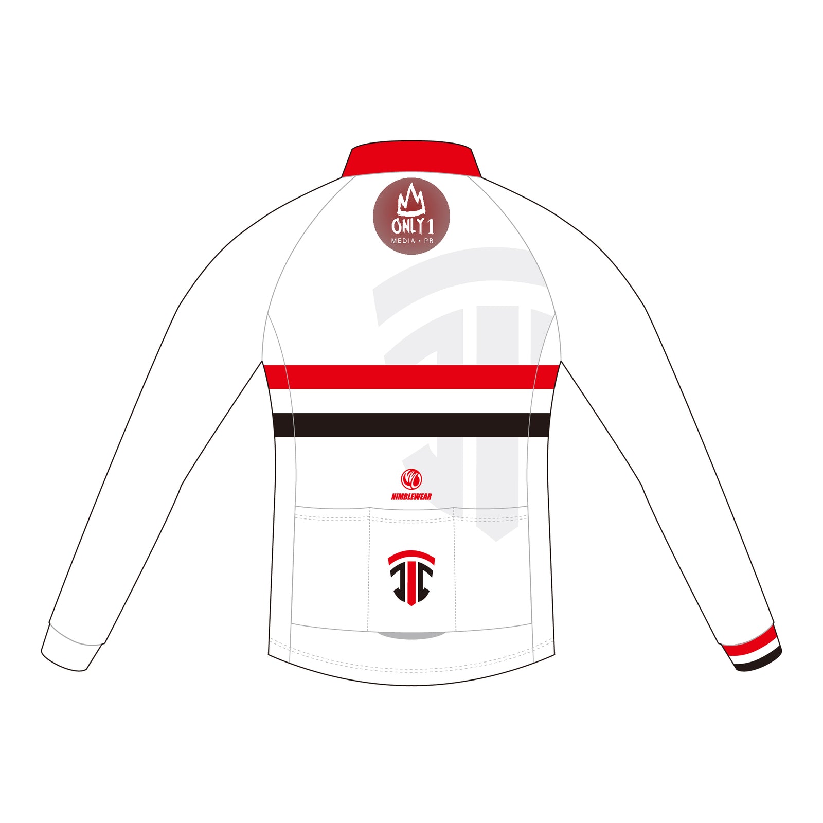 Juliano Teruel DIAMOND Cycling Wind Jacket White