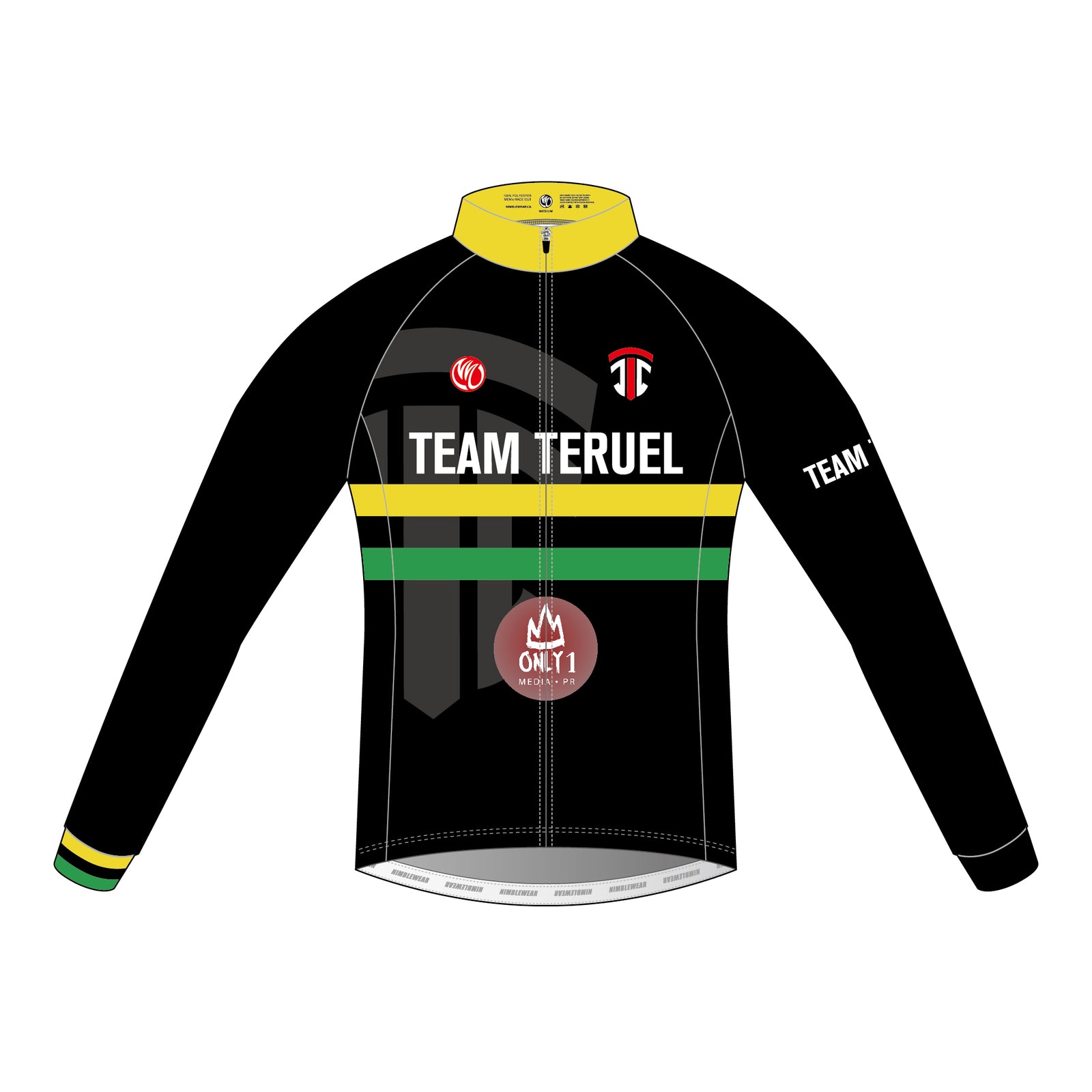Juliano Teruel DIAMOND Cycling Wind Jacket Black