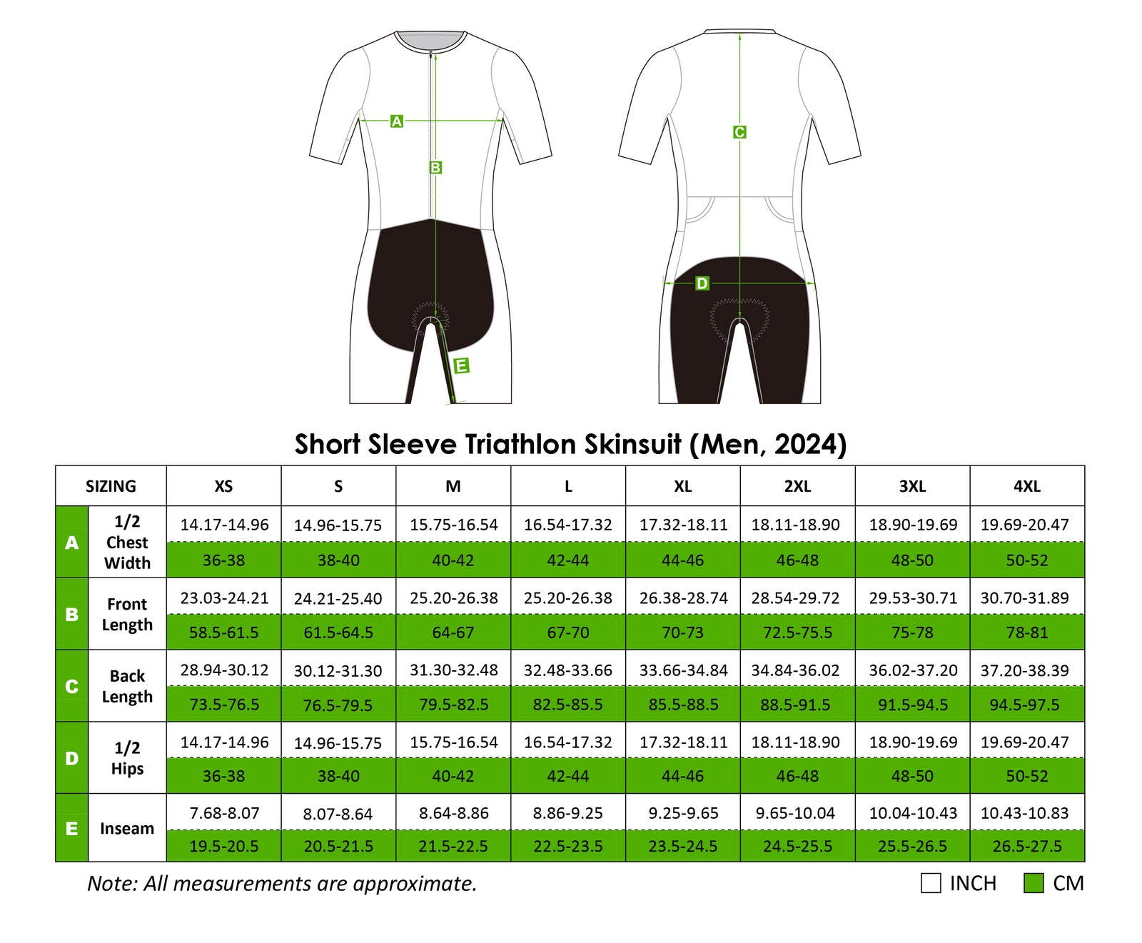 Vmax Men Full Zip Sleeved Tri Suit