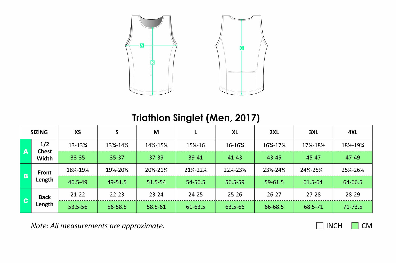 Vmax Men Tri Singlet