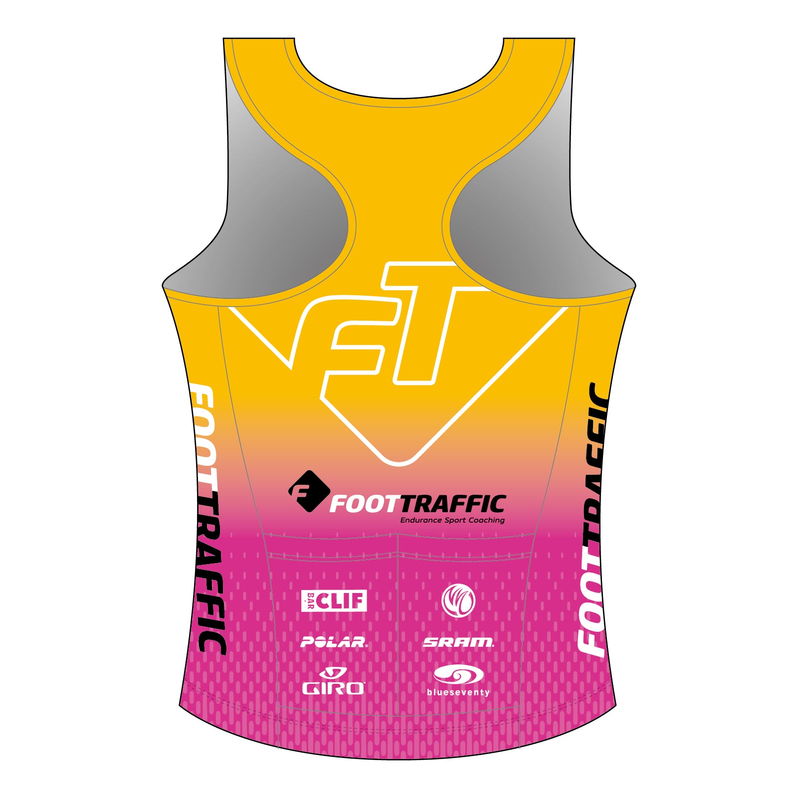 FOOTTRAFFIC Diamond Women’s Tri Singlet