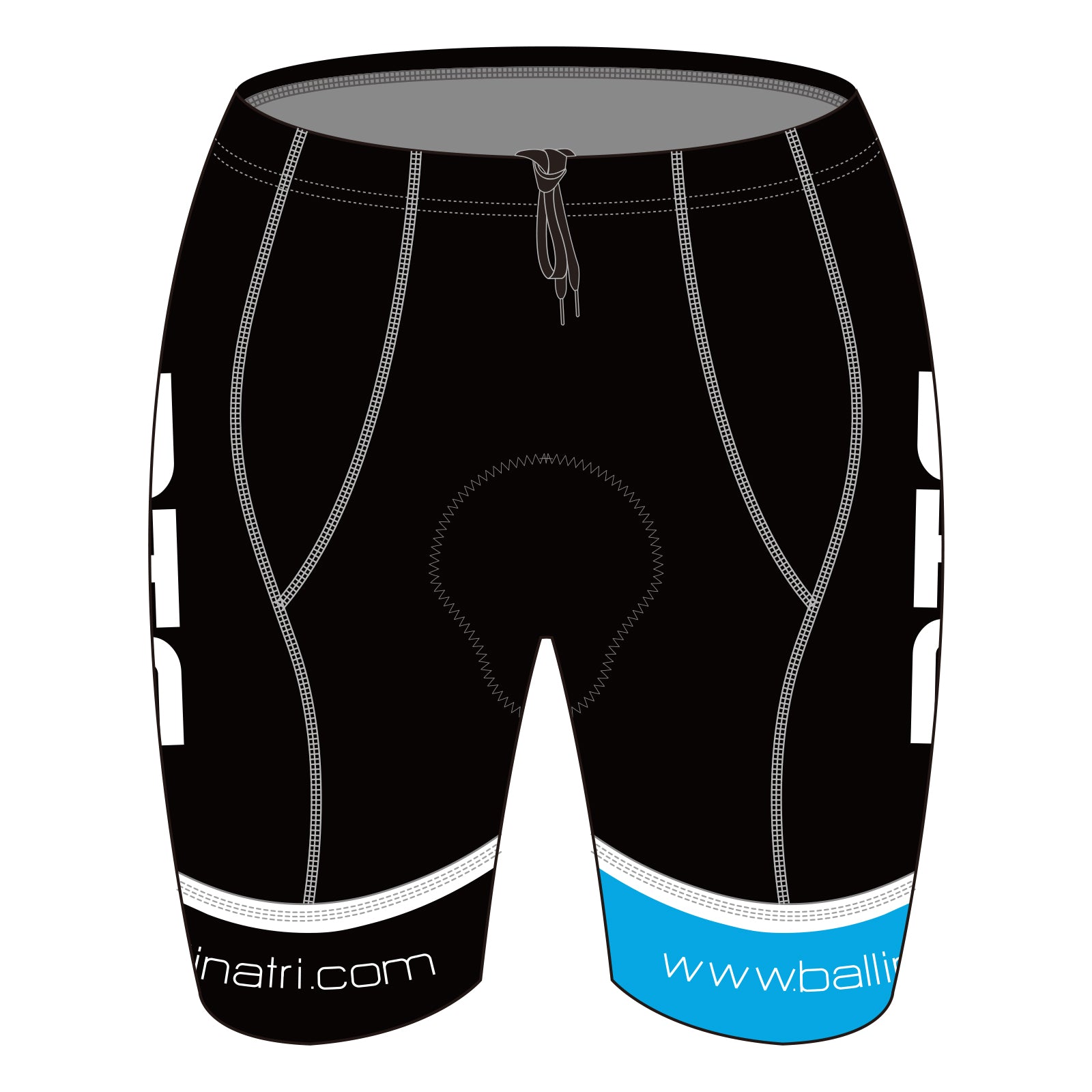 BTC GOLD Tri Shorts, ACQUA ZERO