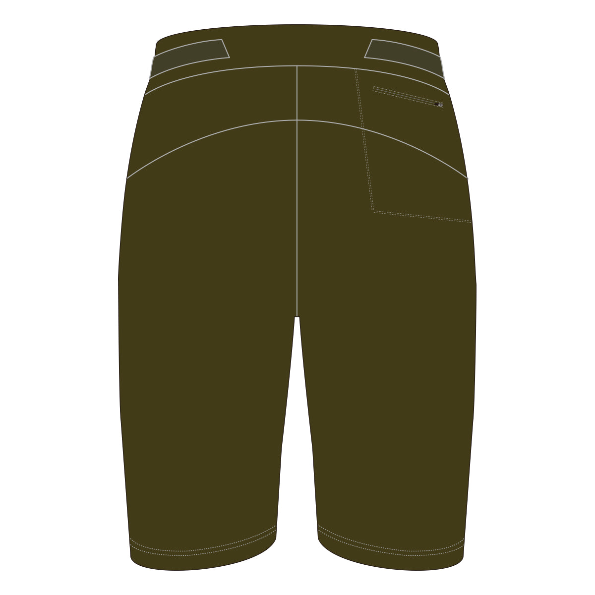 Linked Cycling Olive Baggy Shorts