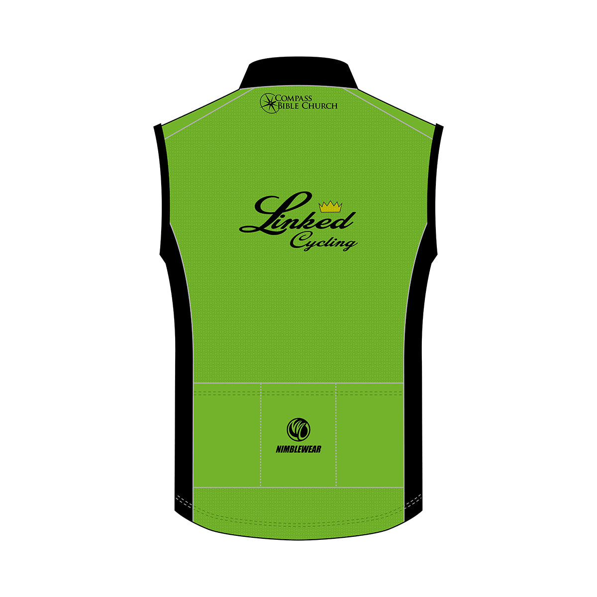 Linked Cycling Cycling Vest Green