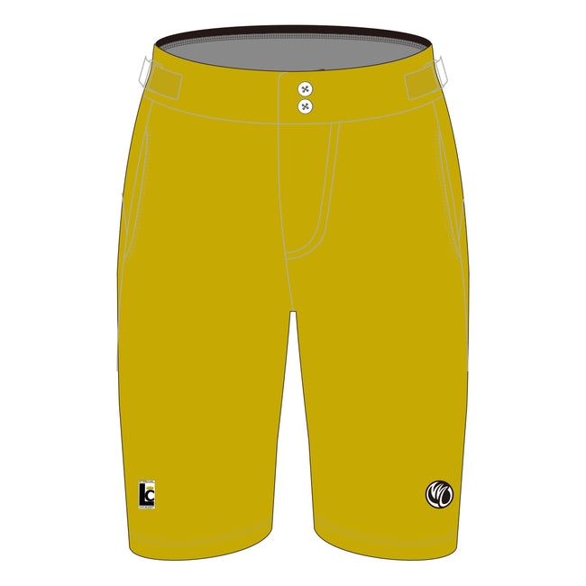 Linked Cycling Gold Baggy Shorts