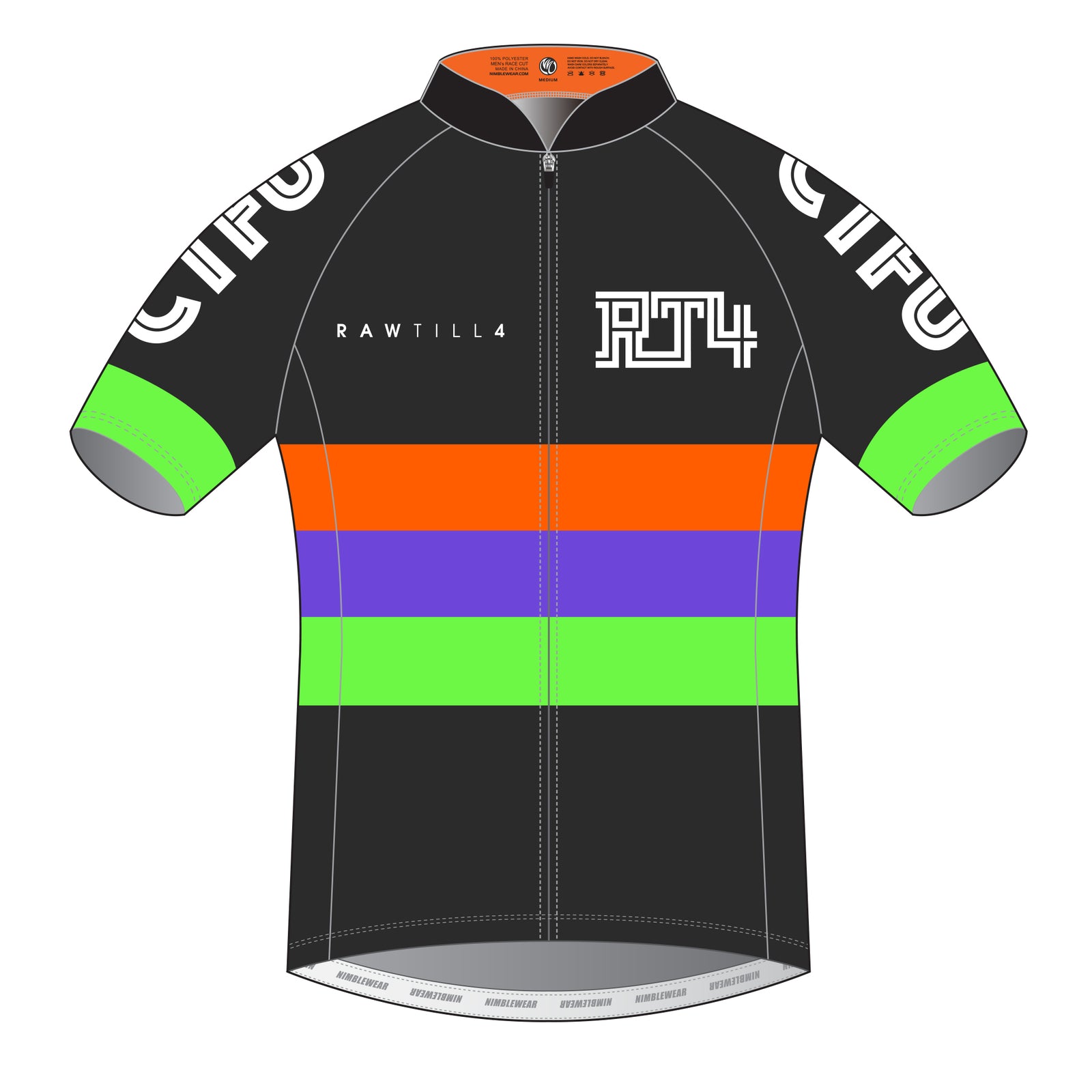 RT4 BRONZE Short Sleeve Cycling Jersey, MEN’s Race Cut
