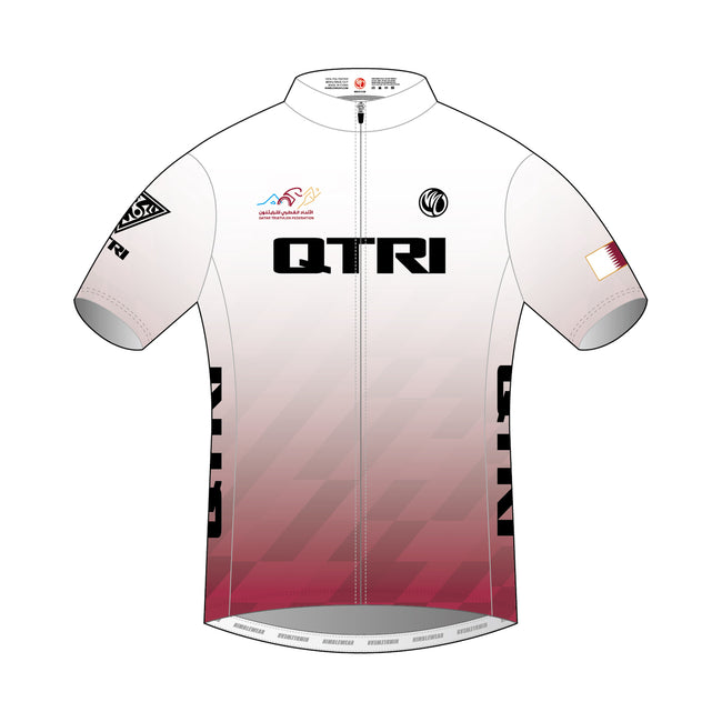 QTRI 2023 SS Cycling Jersey (White)
