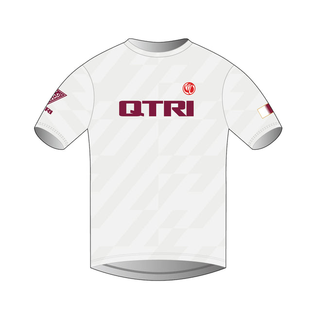 QTRI 2023 Men White T Shirt (Set in sleeves)