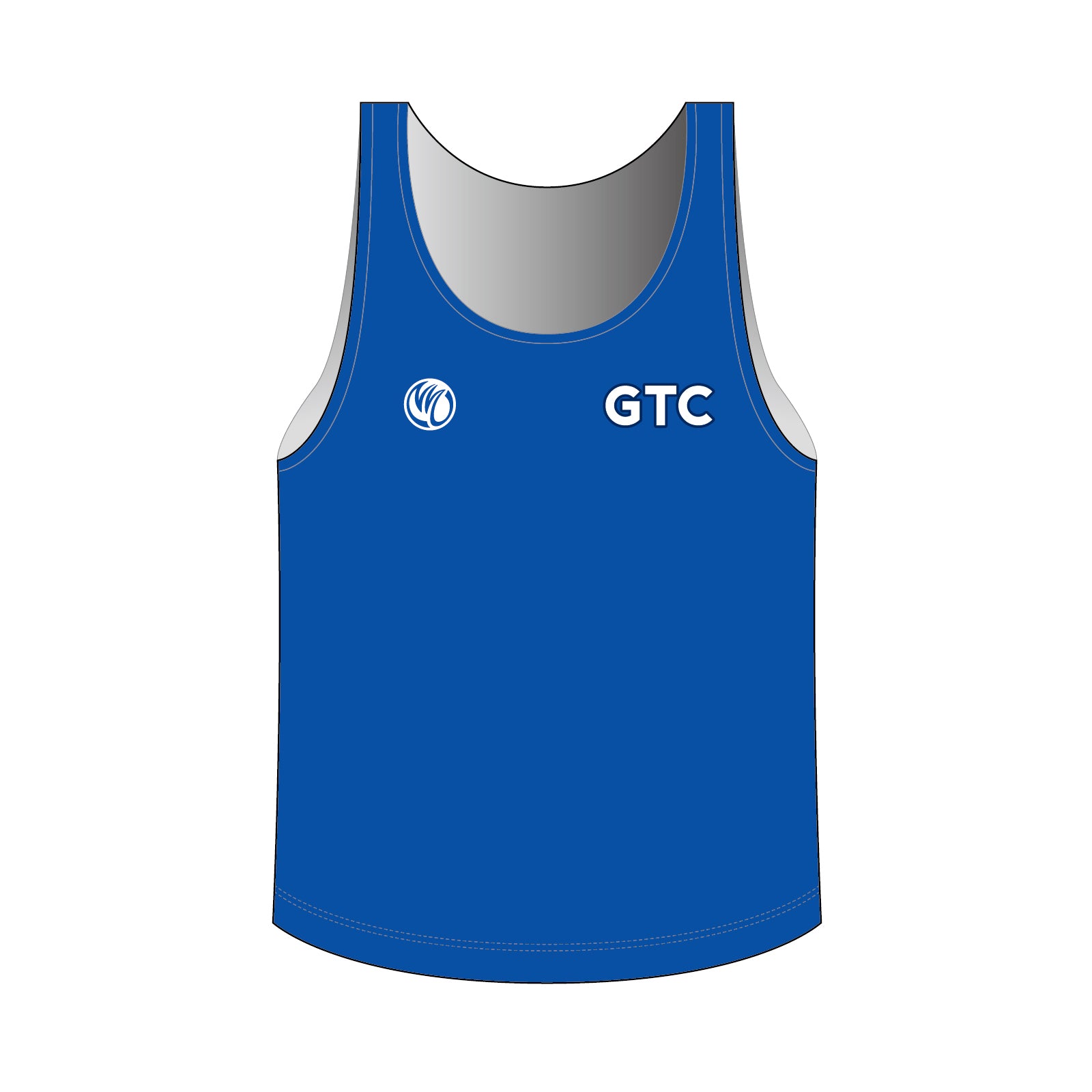 GTC MEN  CA001 Running singlet (Blue)