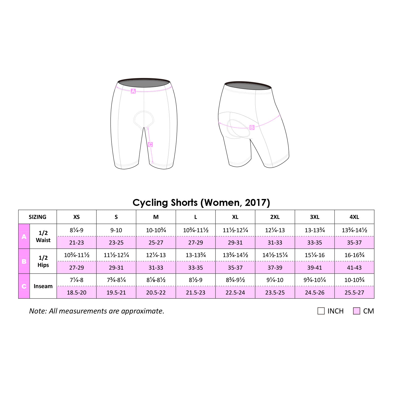 Women’s Cycling Shorts - My Race To Beat Ankylosing Spondylitis