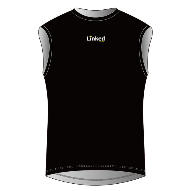 Linked Cycling Men’s Black Sleeveless Base Layer