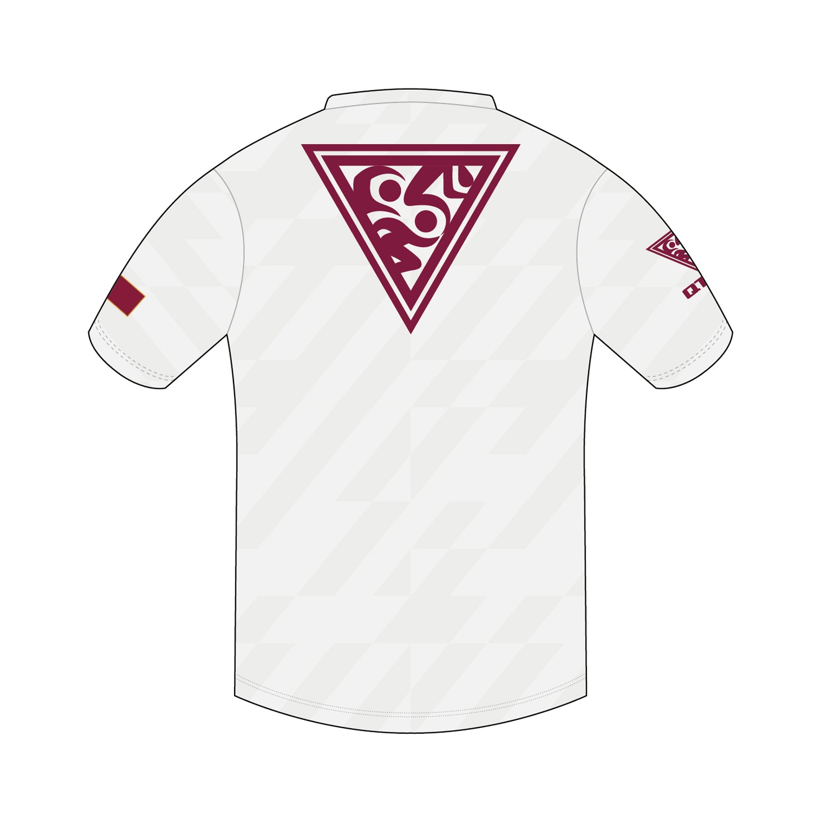 QTRI 2023 Men White T Shirt (Set in sleeves)