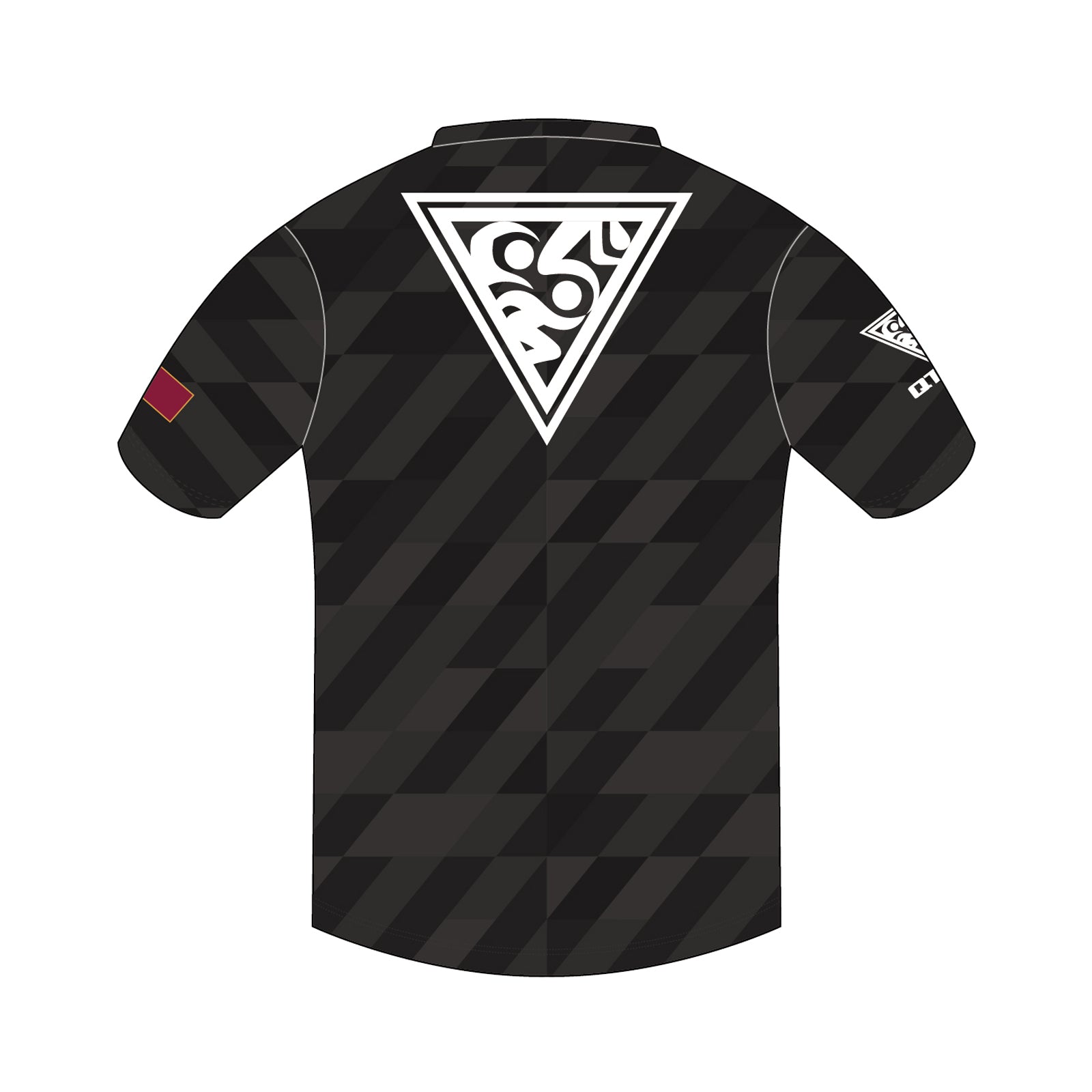 QTRI 2023 Men Black T Shirt (Set in sleeves)