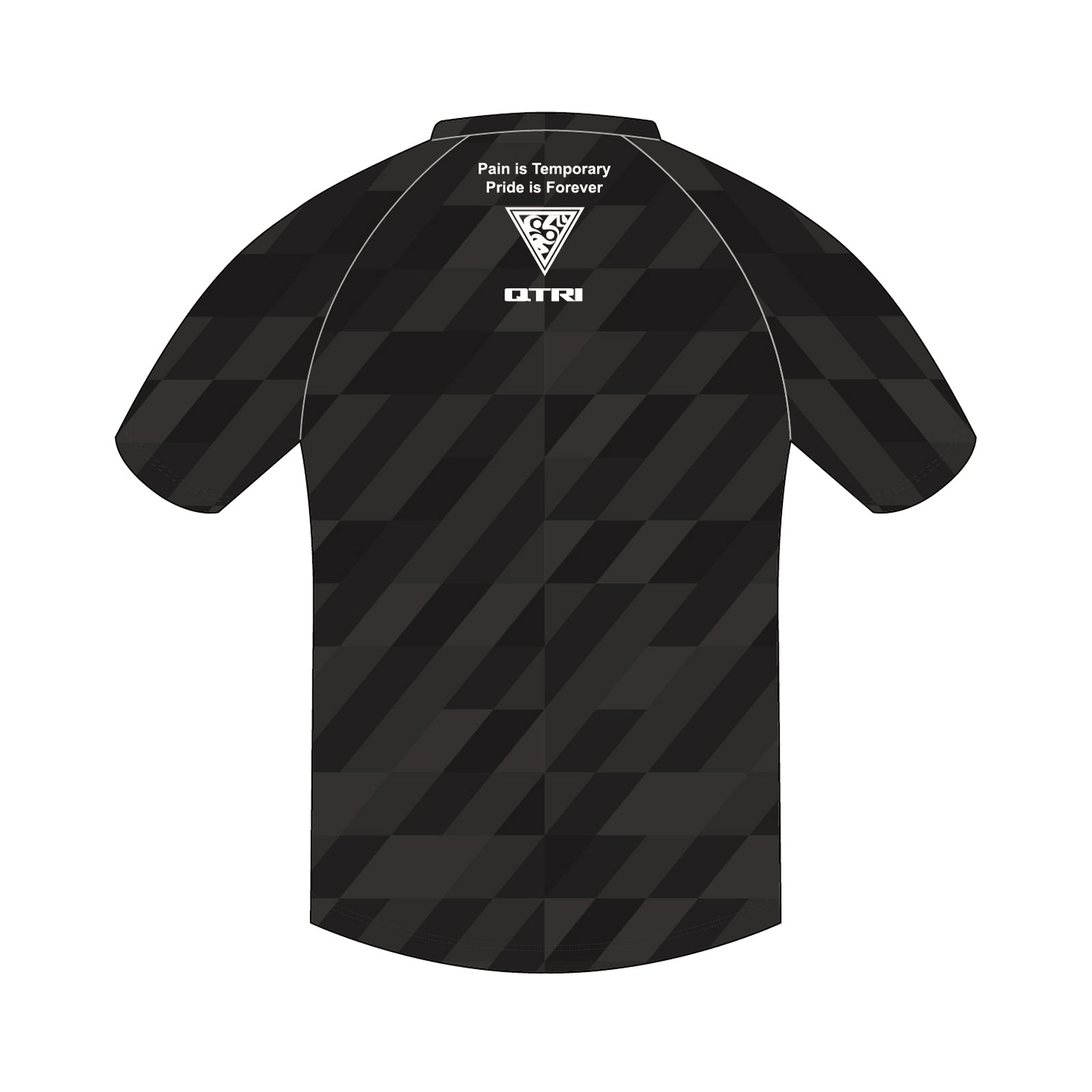 QTRI 2023 Men Black T Shirt (Raglan sleeves)