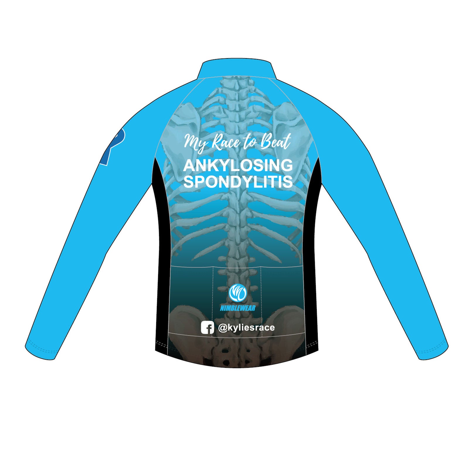 Cycling Wind Jacket- My Race To Beat Ankylosing Spondylitis