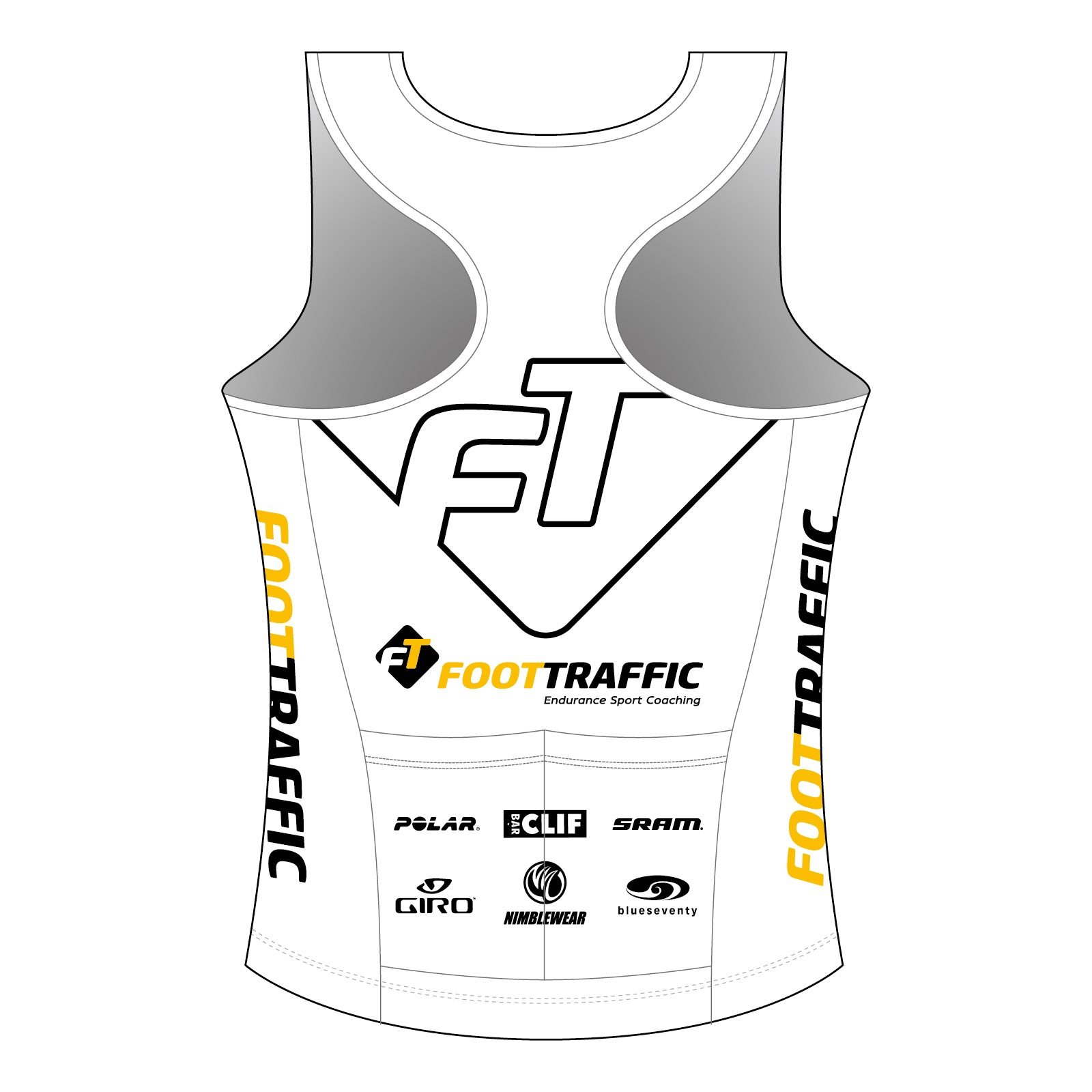 FOOTTRAFFIC Diamond Women’s Tri Singlet