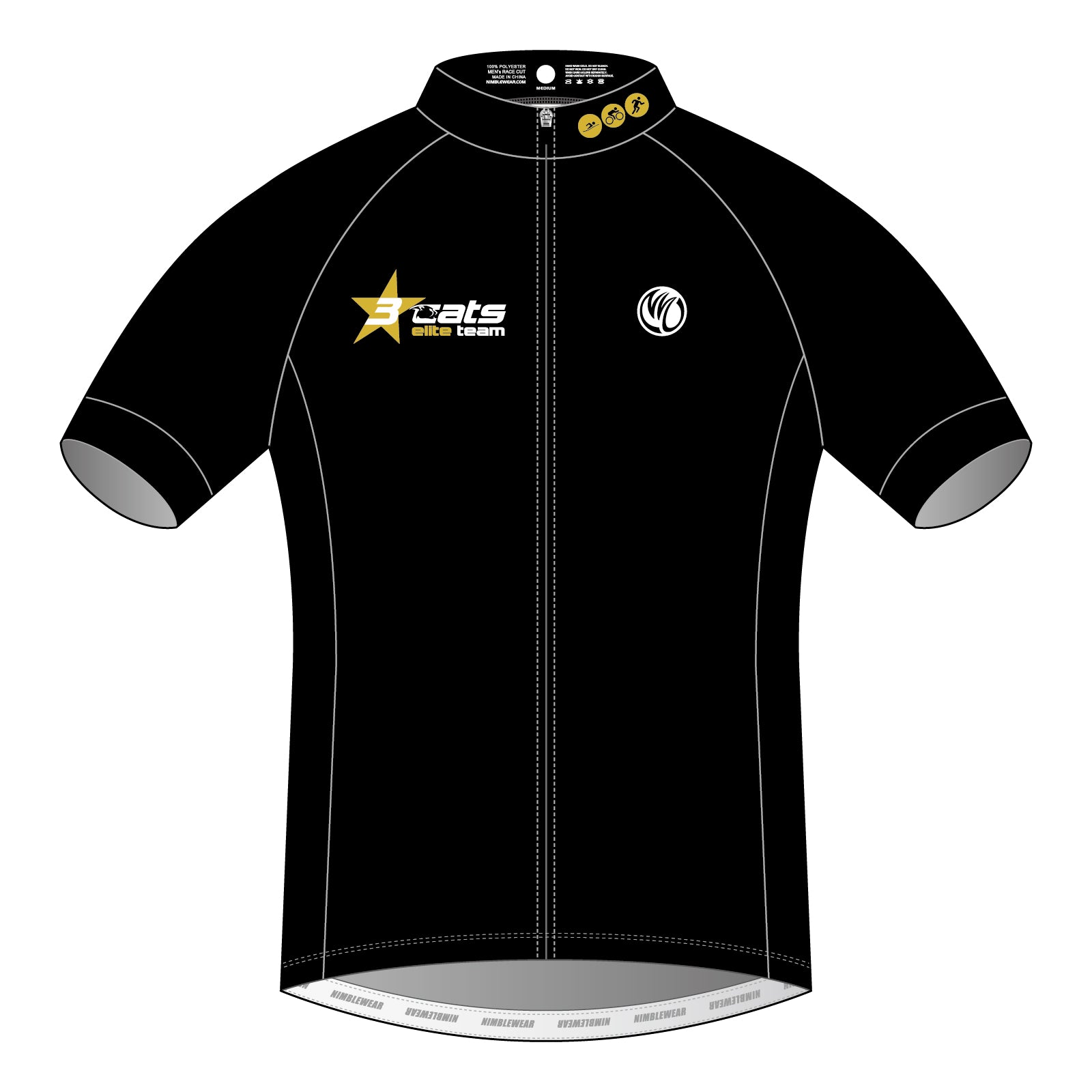 3star cats ELITE Short Sleeve Cycling Jersey