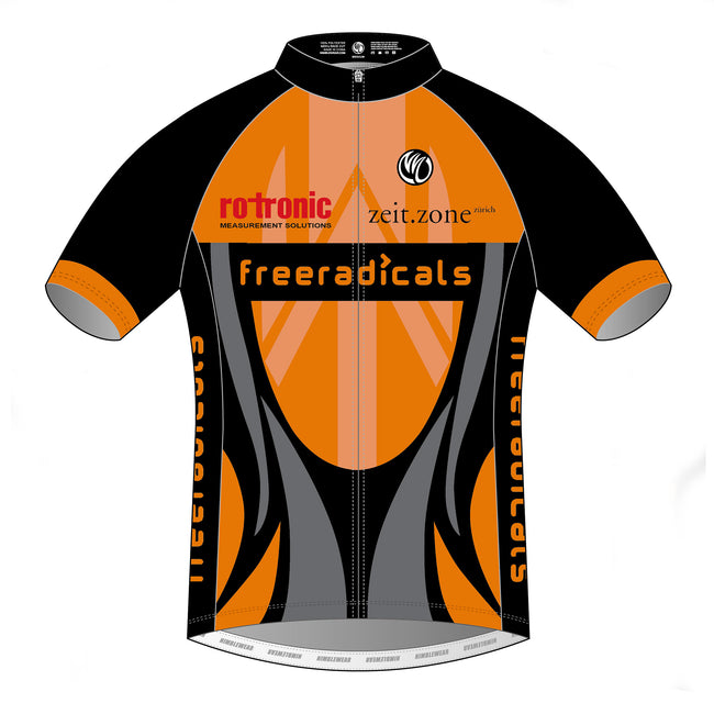 Freeradicals Silver SS Cycling Jersey