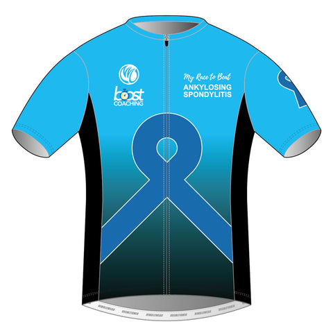 Short Sleeve Cycling Jersey -My Race To Beat Ankylosing Spondylitis