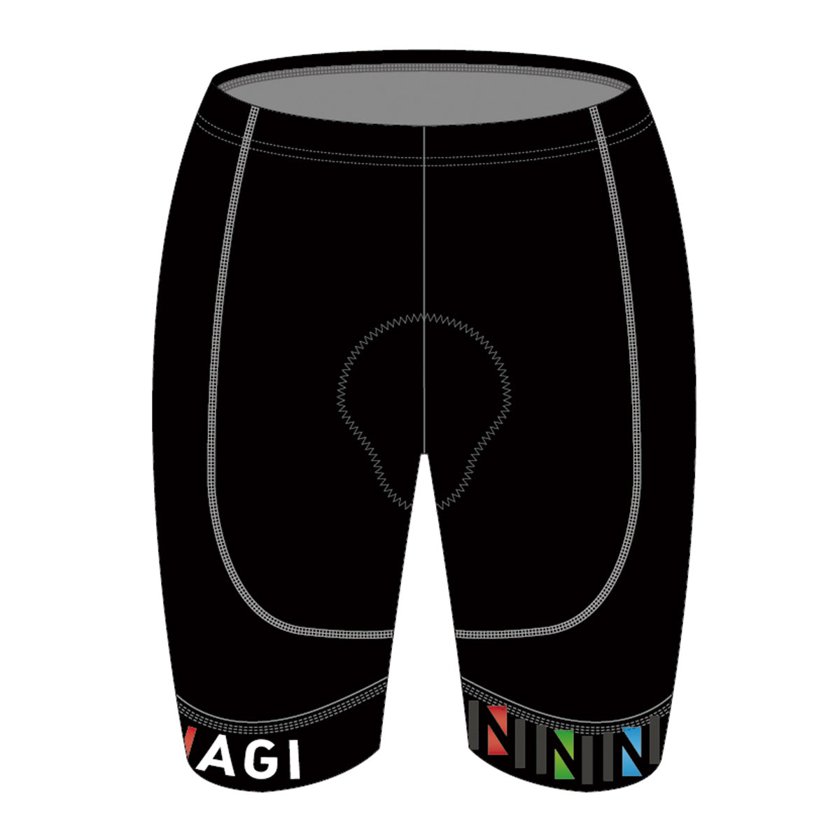Team Nagi BLACK BRONZE Cycling Shorts