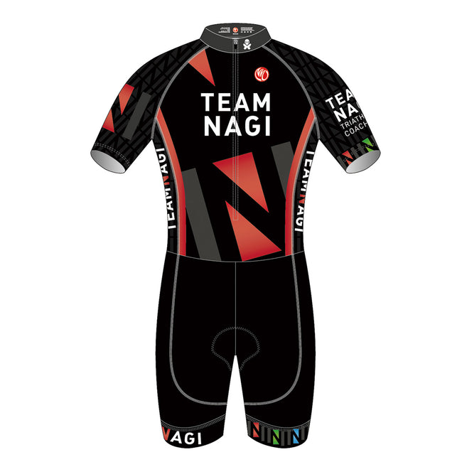 Team Nagi BLACK BRONZE SS Cycling Skinsuit