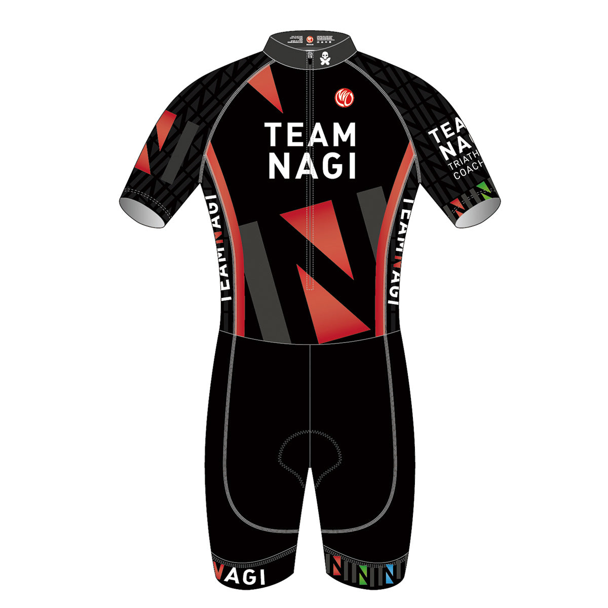 Team Nagi BLACK GOLD SS Cycling Skinsuit