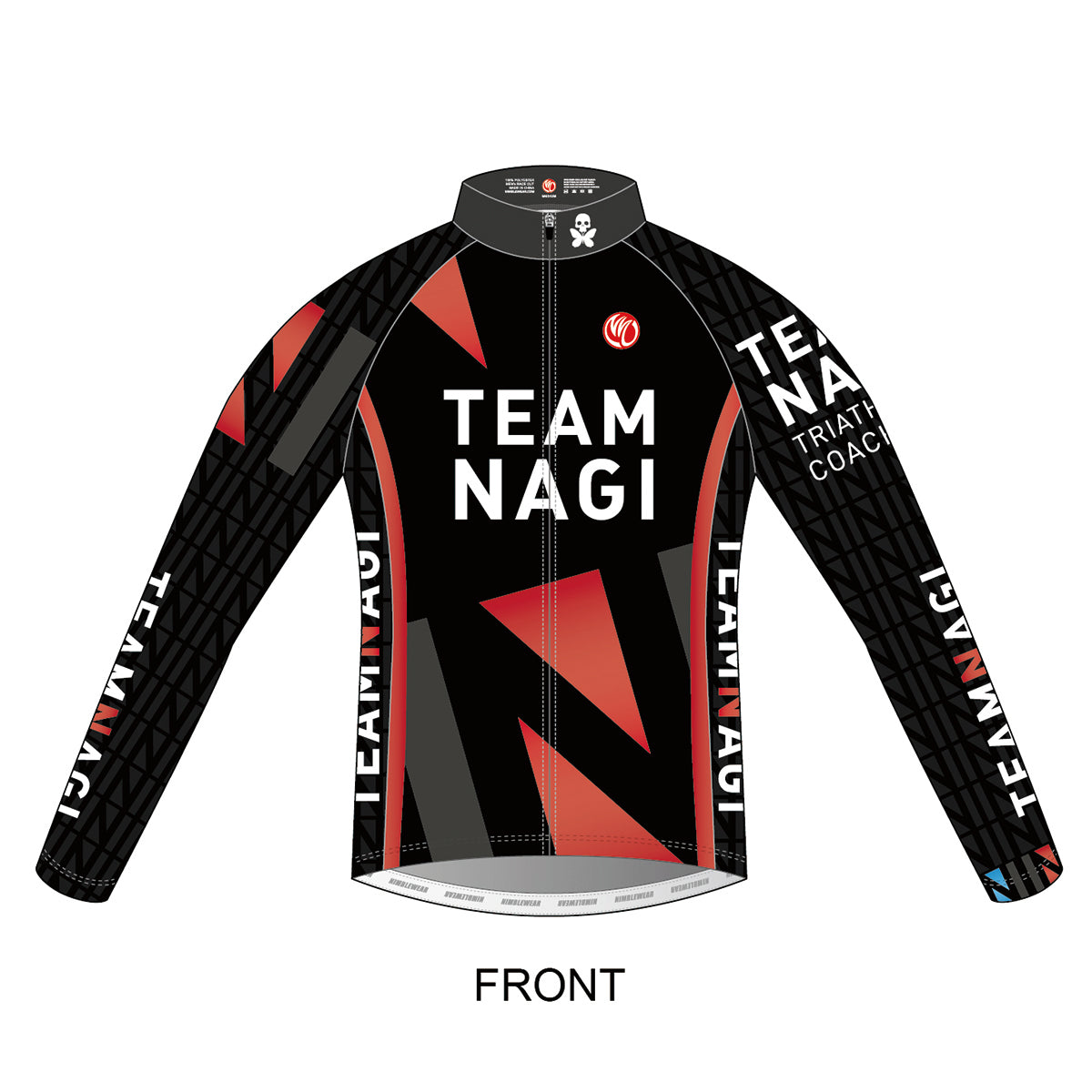 Team Nagi BLACK SILVER Summer Wind Jacket