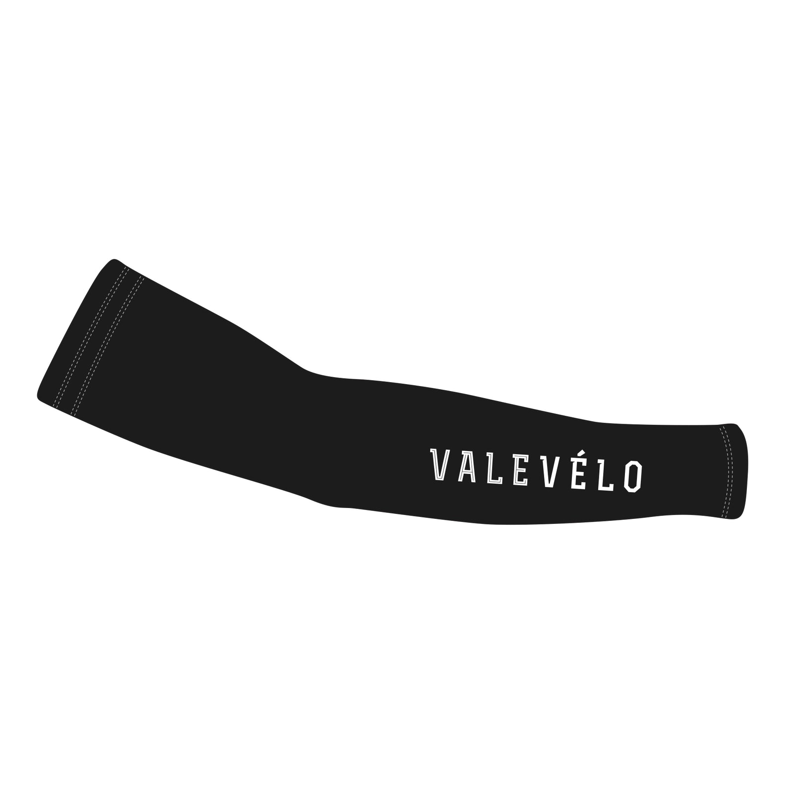 VALEVELO UNISEX SILVER Thermal Cycling Arm Warmers, BLACK
