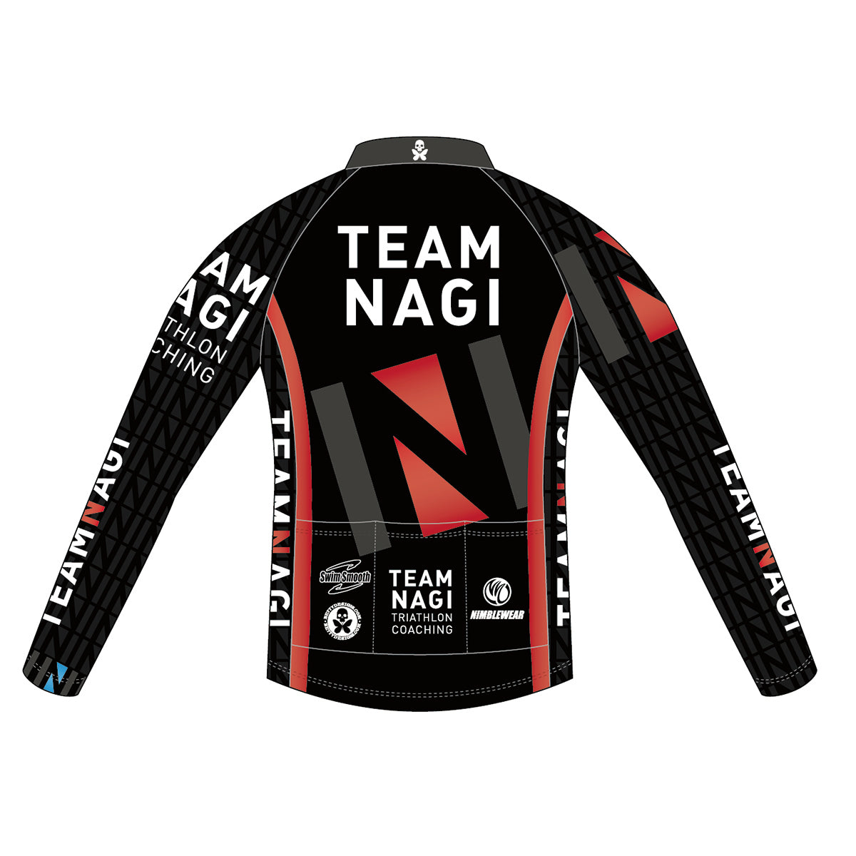 Team Nagi BLACK BRONZE LS Cycling Jersey