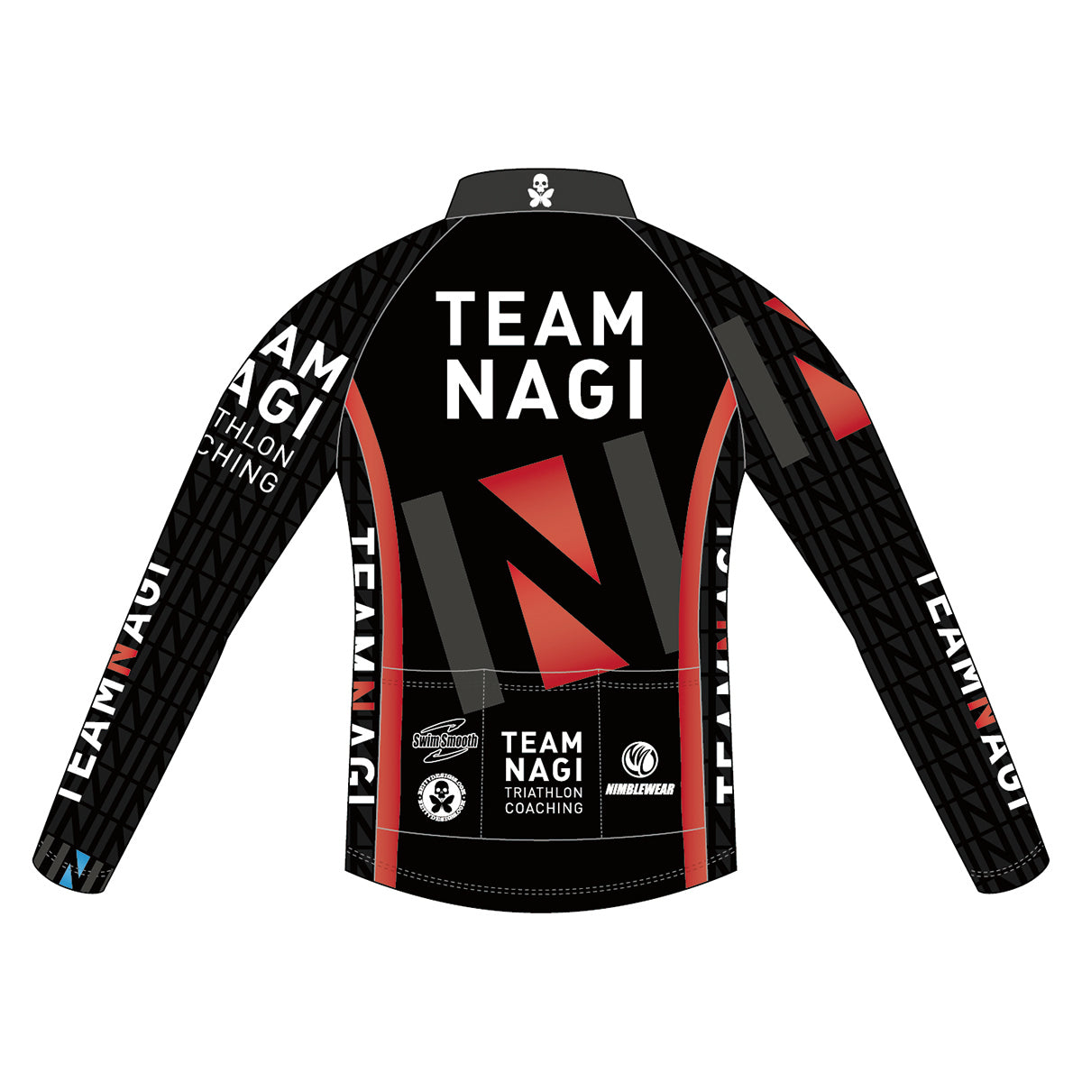 Team Nagi BLACK SILVER Thermal Wind Jacket
