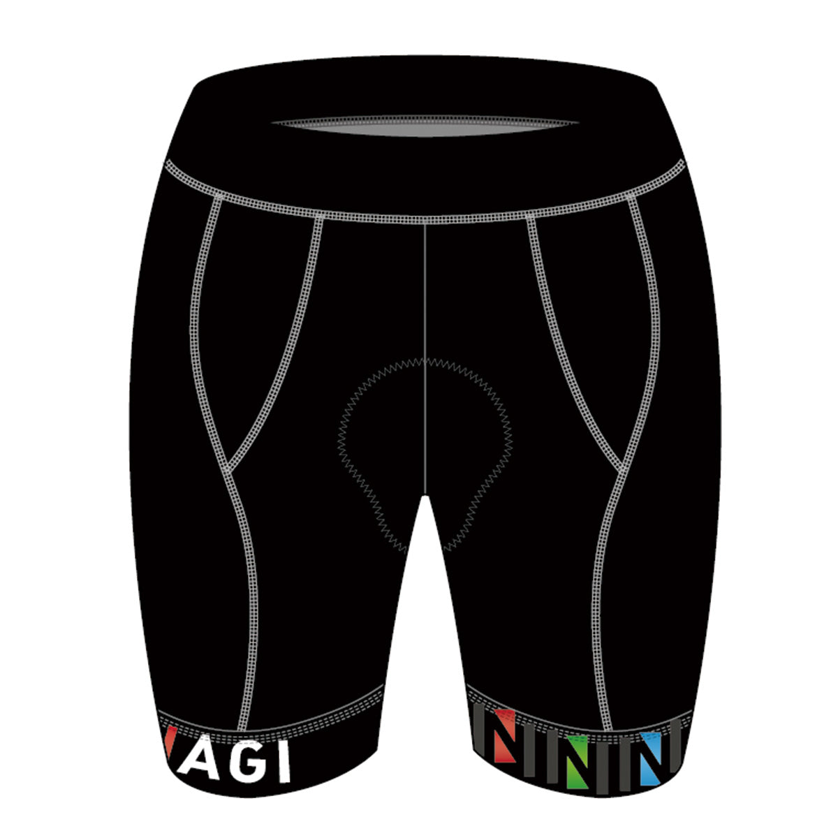 Team Nagi BLACK BRONZE Tri Shorts