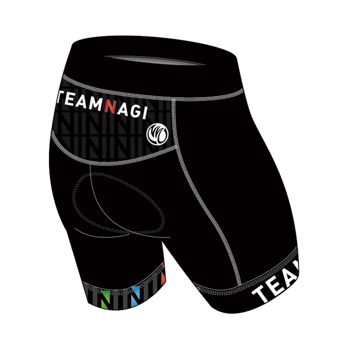 Team Nagi BLACK PRO Tri Shorts