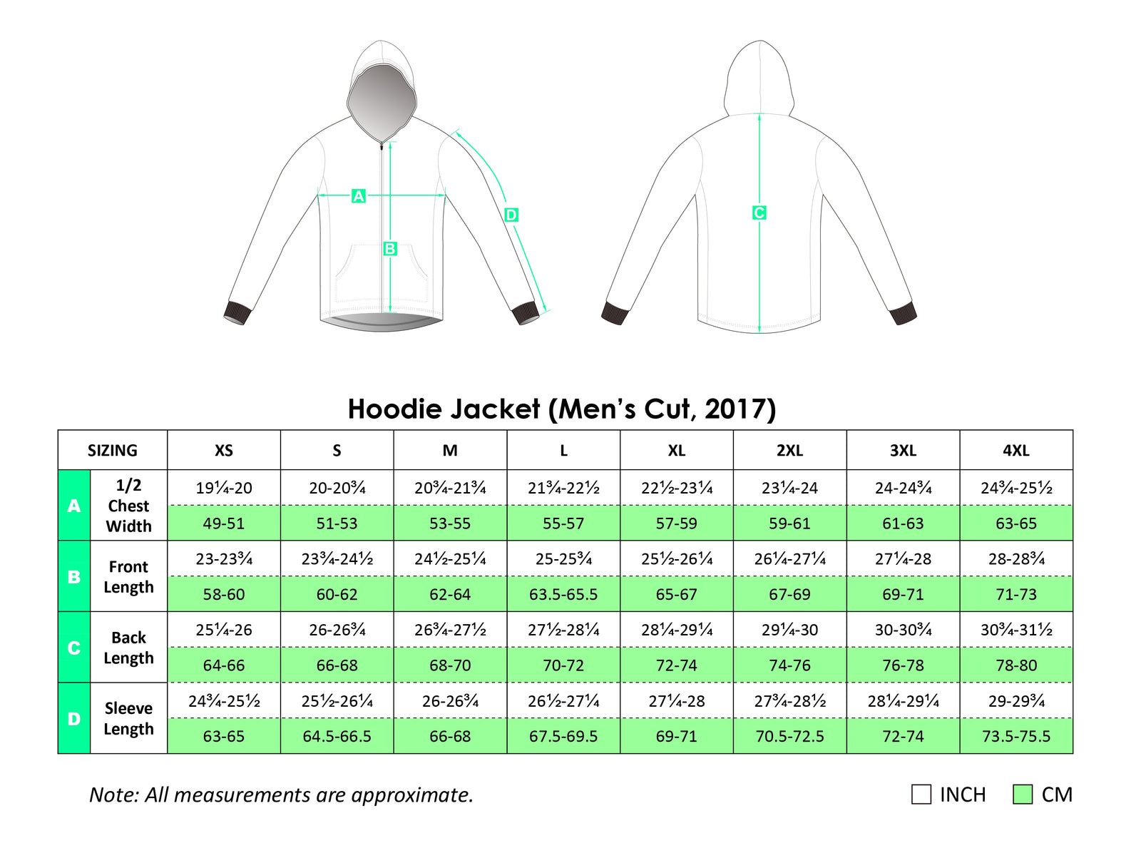 QTRI 2023 White Thermal Hoodie Jacket (MENS cut)  without side panels