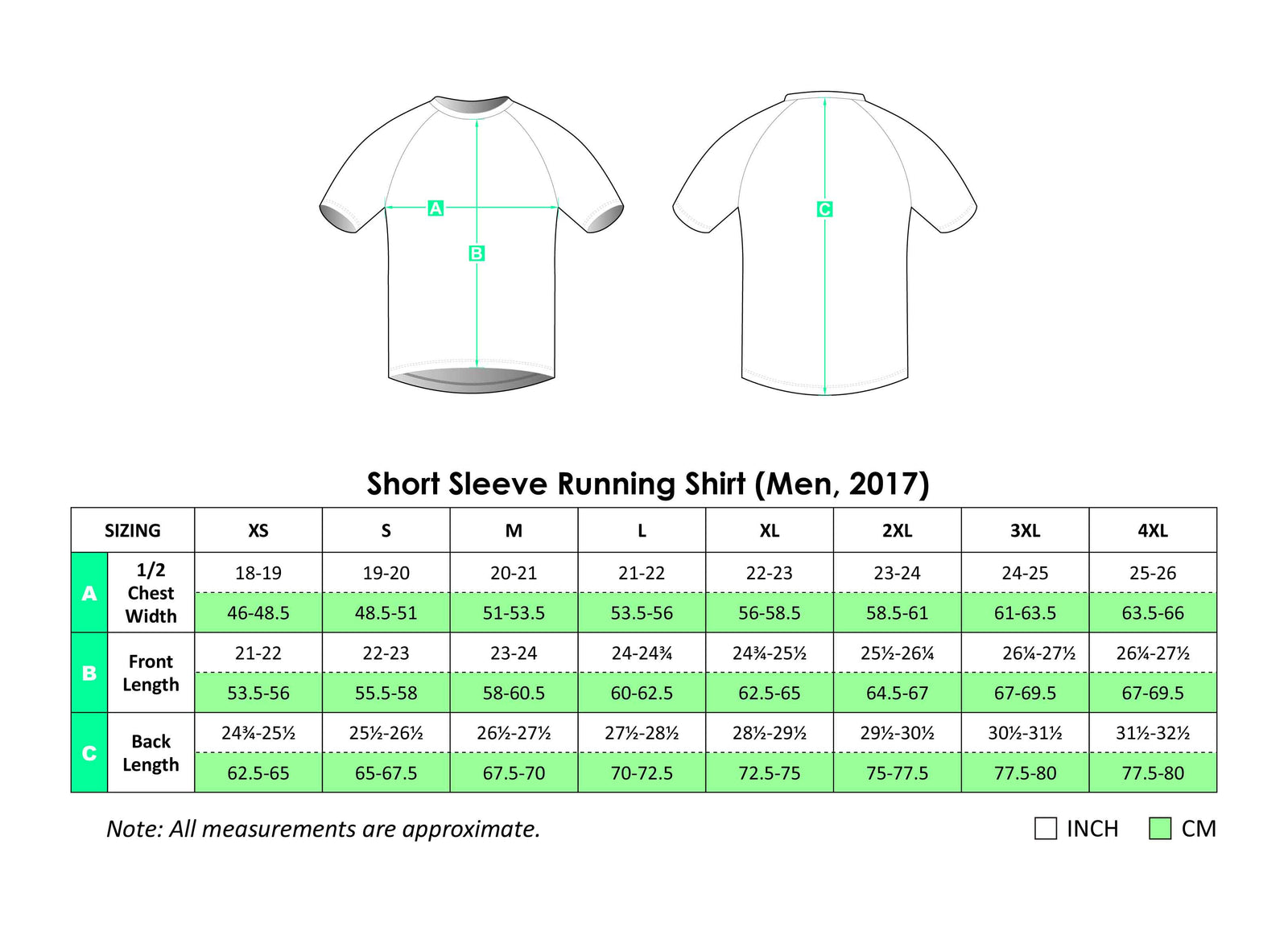 GTC MEN CB003 Running Short Sleeve T Shirt