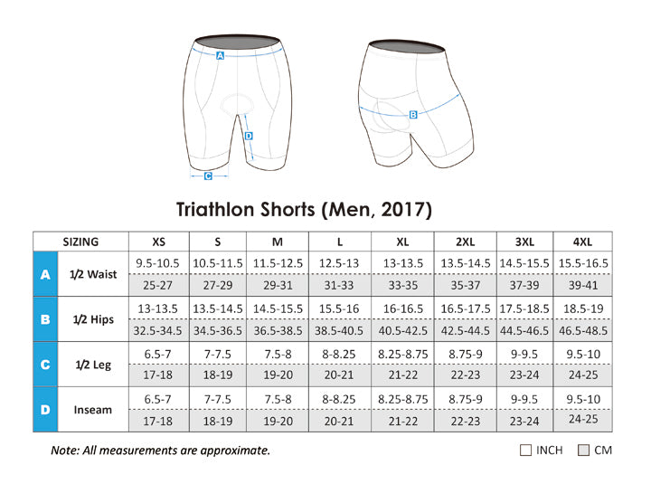 QTRI 2023 Men Triathlon Shorts