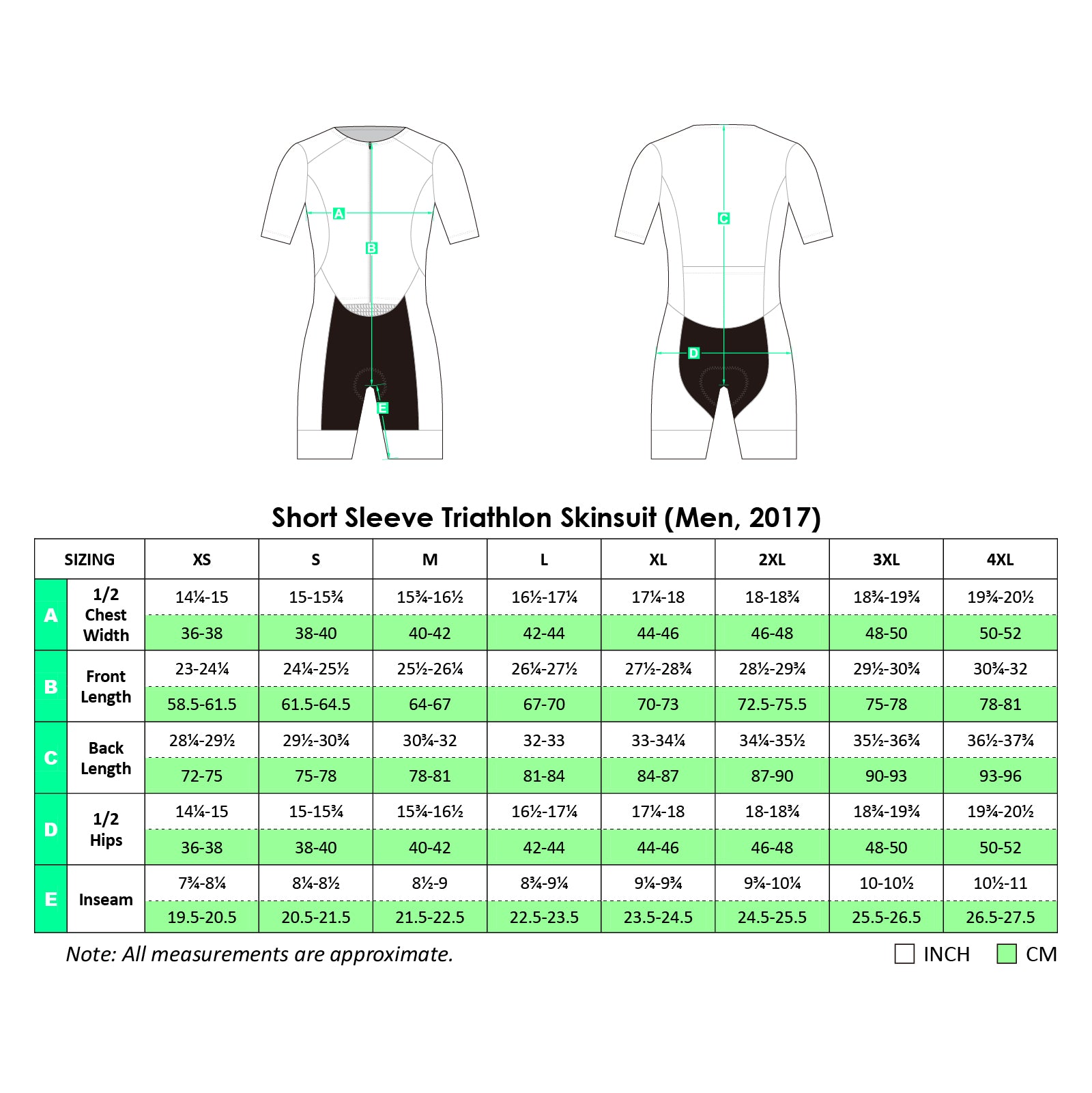 Gold Men’s Short Sleeve Tri Suit-My Race To Beat Ankylosing Spondylitis